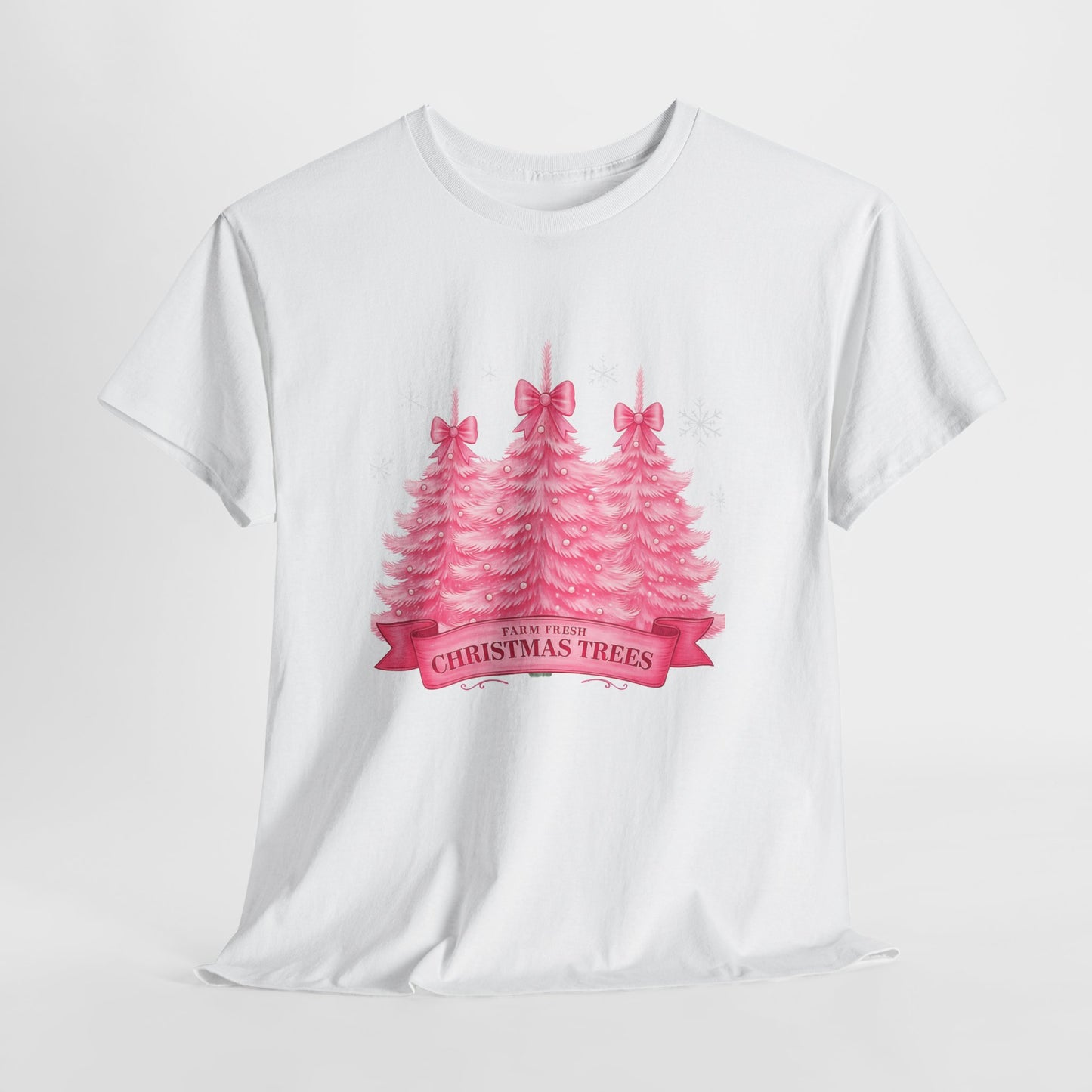 Farm Fresh Pink Christmas Tree Tee