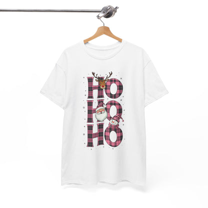 Ho Ho Ho Plaid Holiday Tee