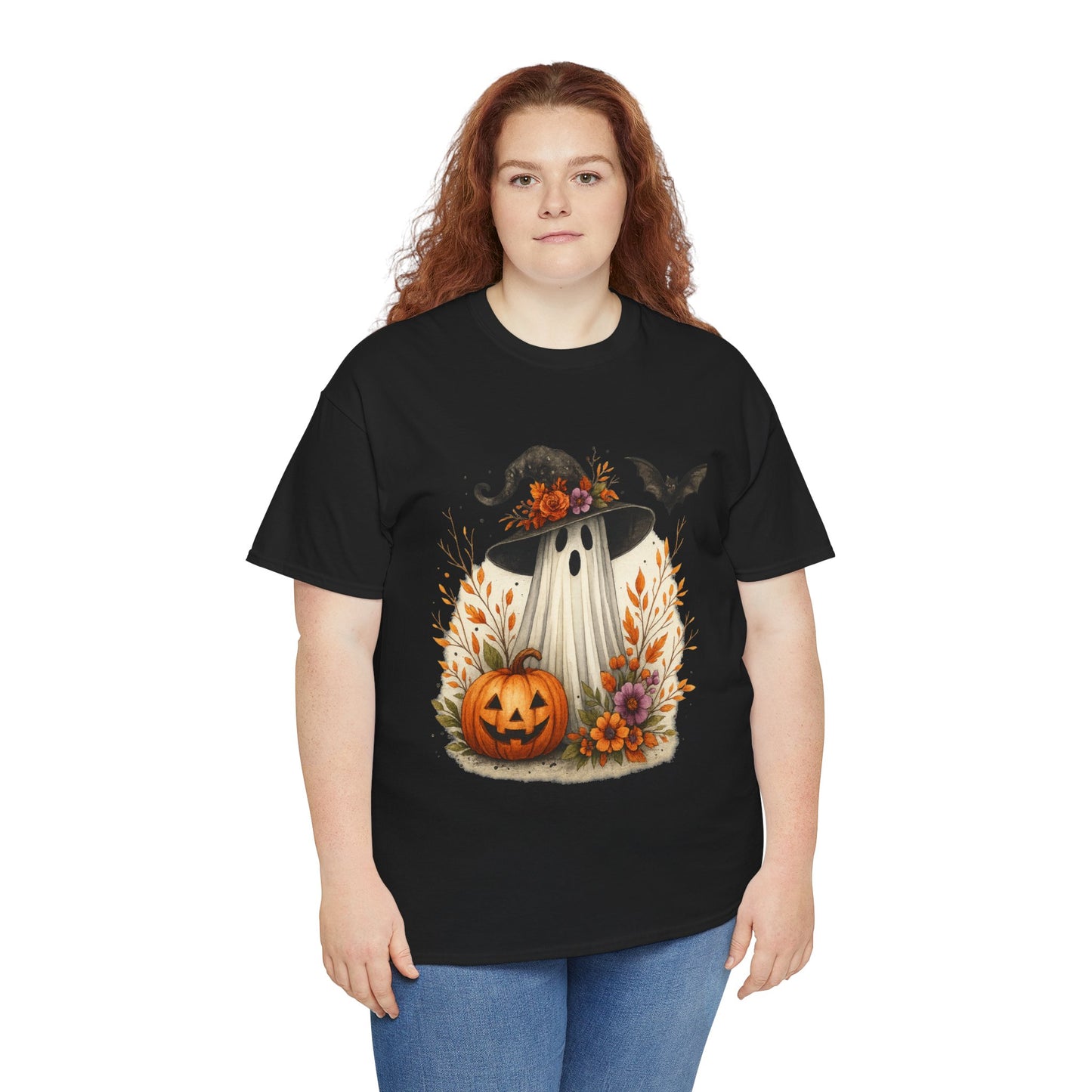 Whimsical Ghost Halloween Tee