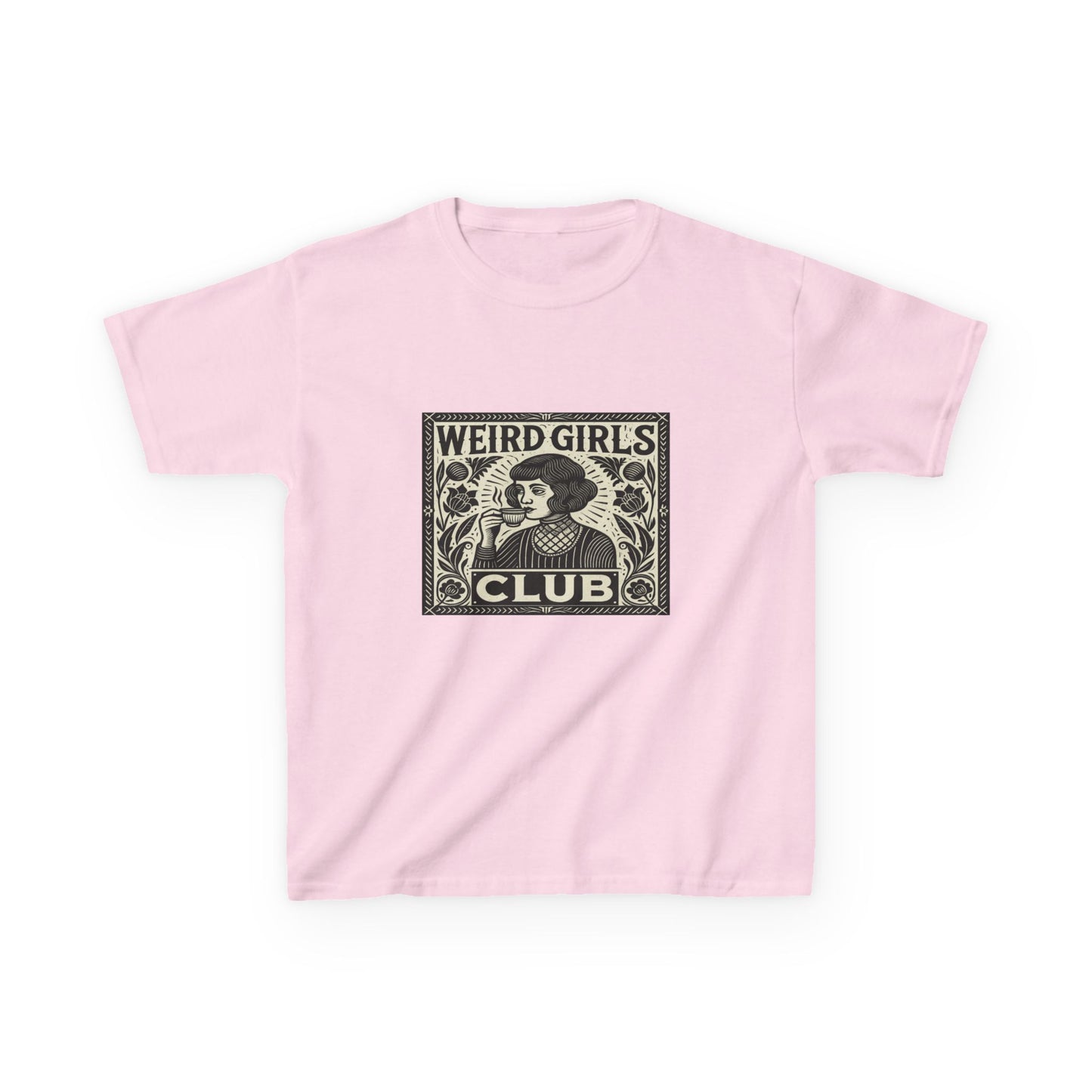Weird Girls Club Tea Party Tee - Retro Graphic