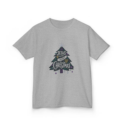 Jesus is the Heart of Christmas Tee - Dinosaur Kids Shirt