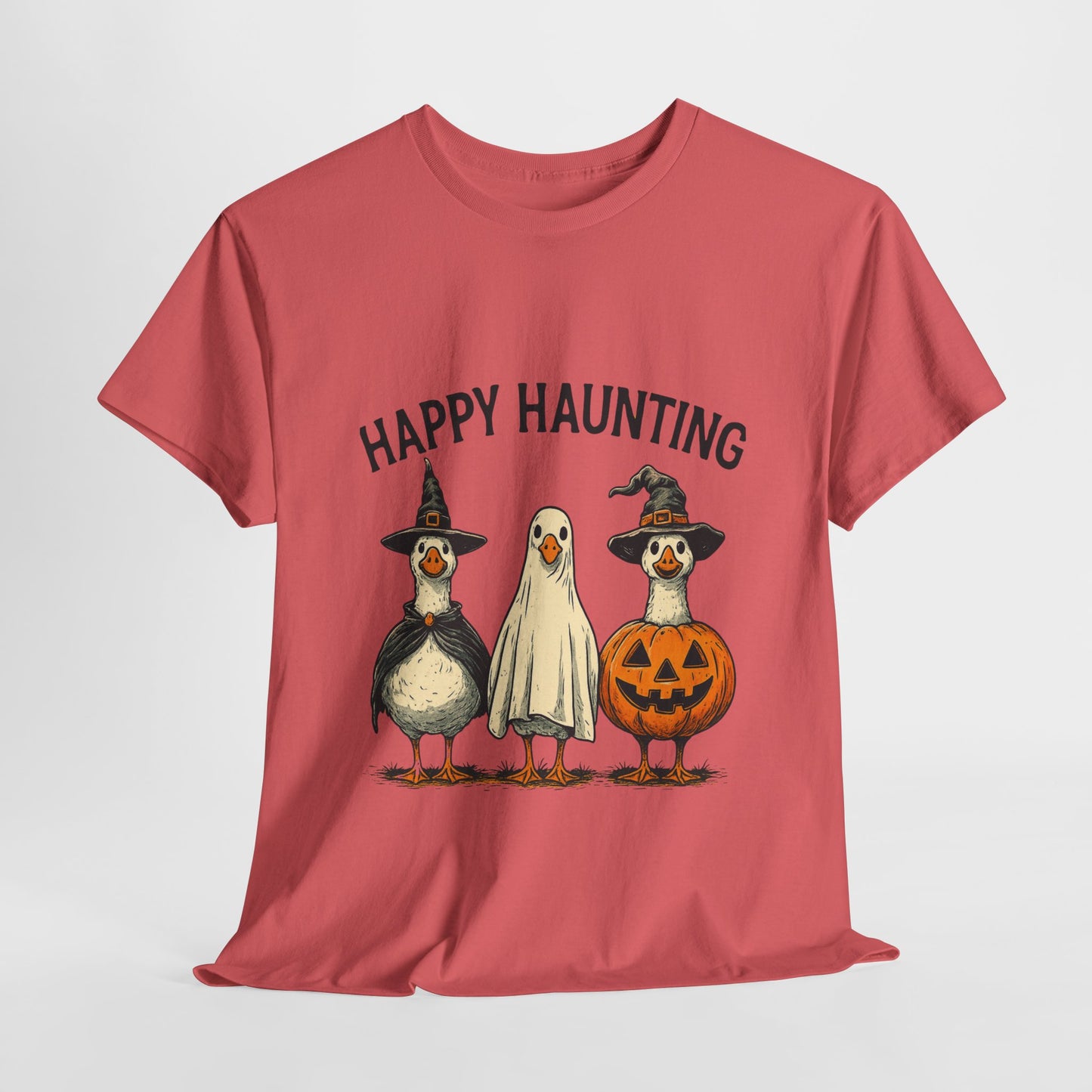 Happy Haunting Geese Halloween Tee