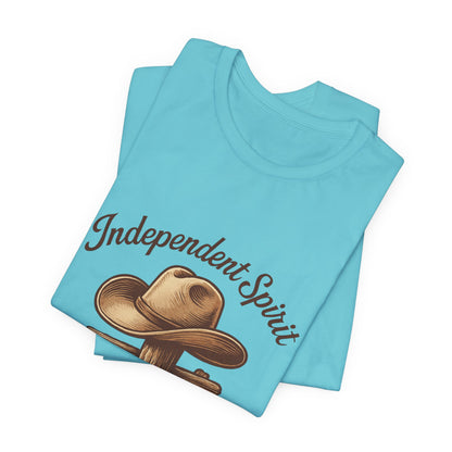 Quiet Swagger Cowboy Tee — Independent Spirit Western T-Shirt
