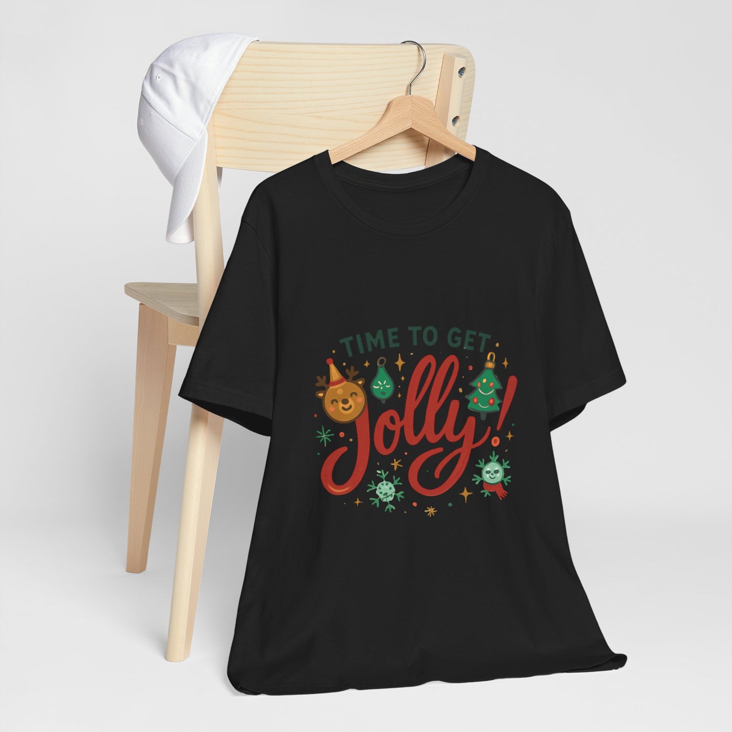 Time to Get Jolly! Christmas Tee — Festive Holiday Graphic T-Shirt