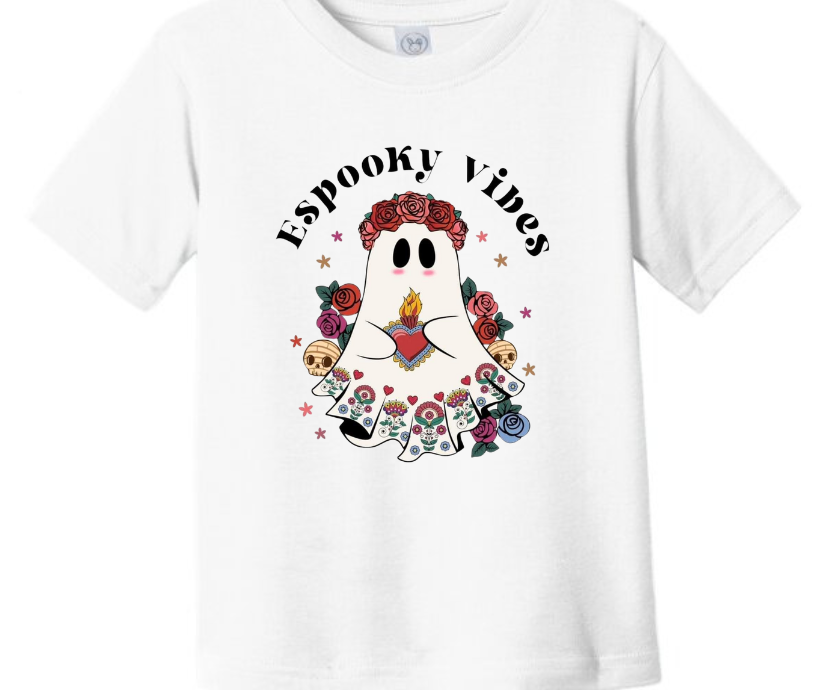 El Spooky Vibes Halloween Kid T-Shirt