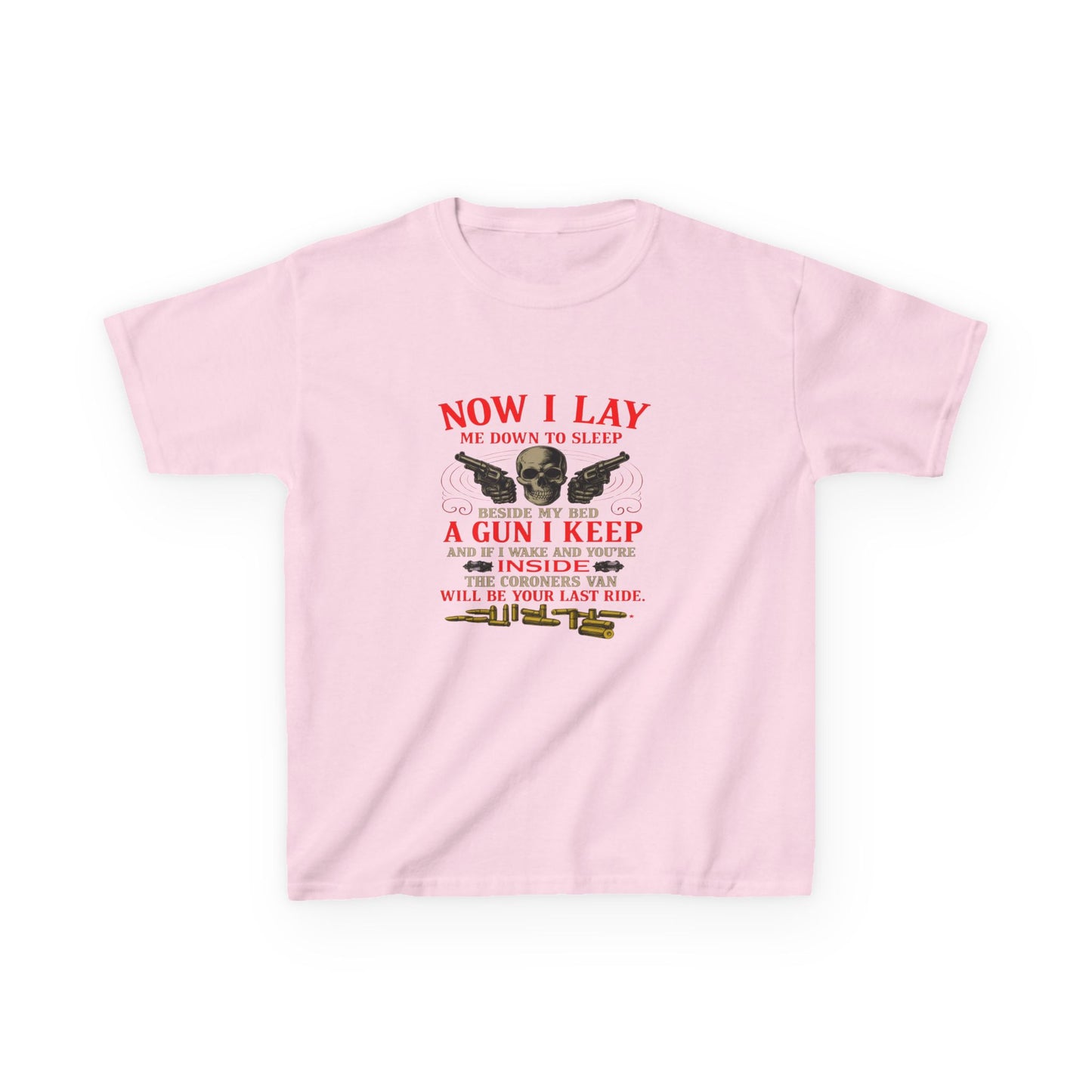 Now I Lay Me Down to Sleep - Dinosaur Skull Tee