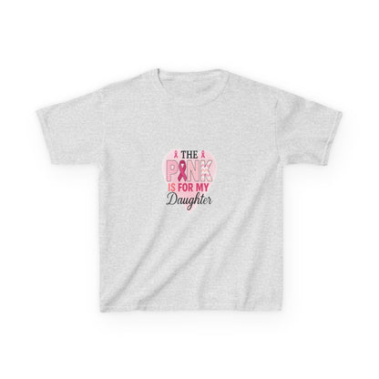 Pink Dinosaur Daughter Tee - Breast Cancer Awareness