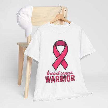 Breast Cancer Warrior Pink Ribbon Tee