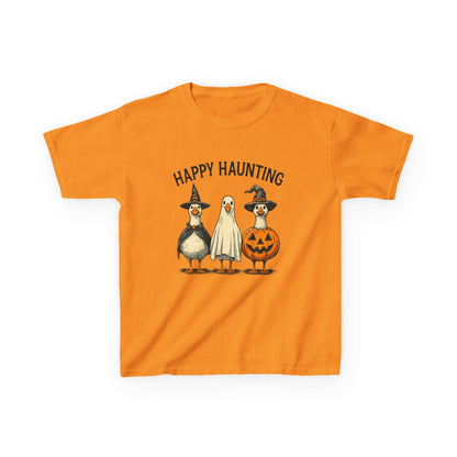 Happy Haunting Goose Halloween Kids Tee
