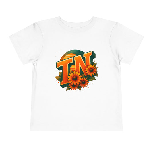 Toddler Tee Sunflower Sunset Design