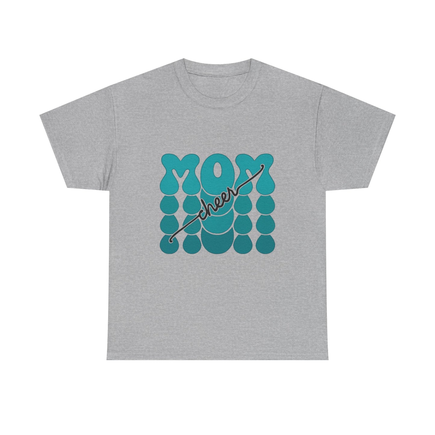 MOM Cheer – Turquoise Spirit Tee