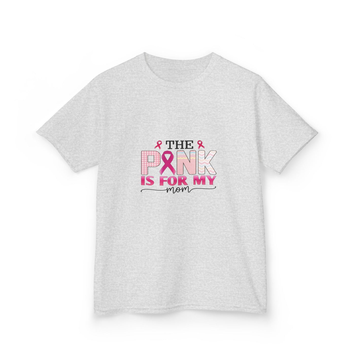 Pink Ribbon Mom Dinosaur Tee - Breast Cancer Awareness