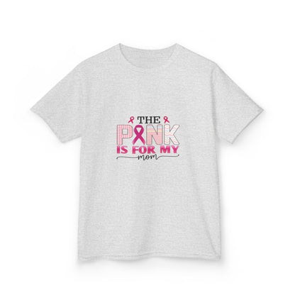 Pink Ribbon Mom Dinosaur Tee - Breast Cancer Awareness