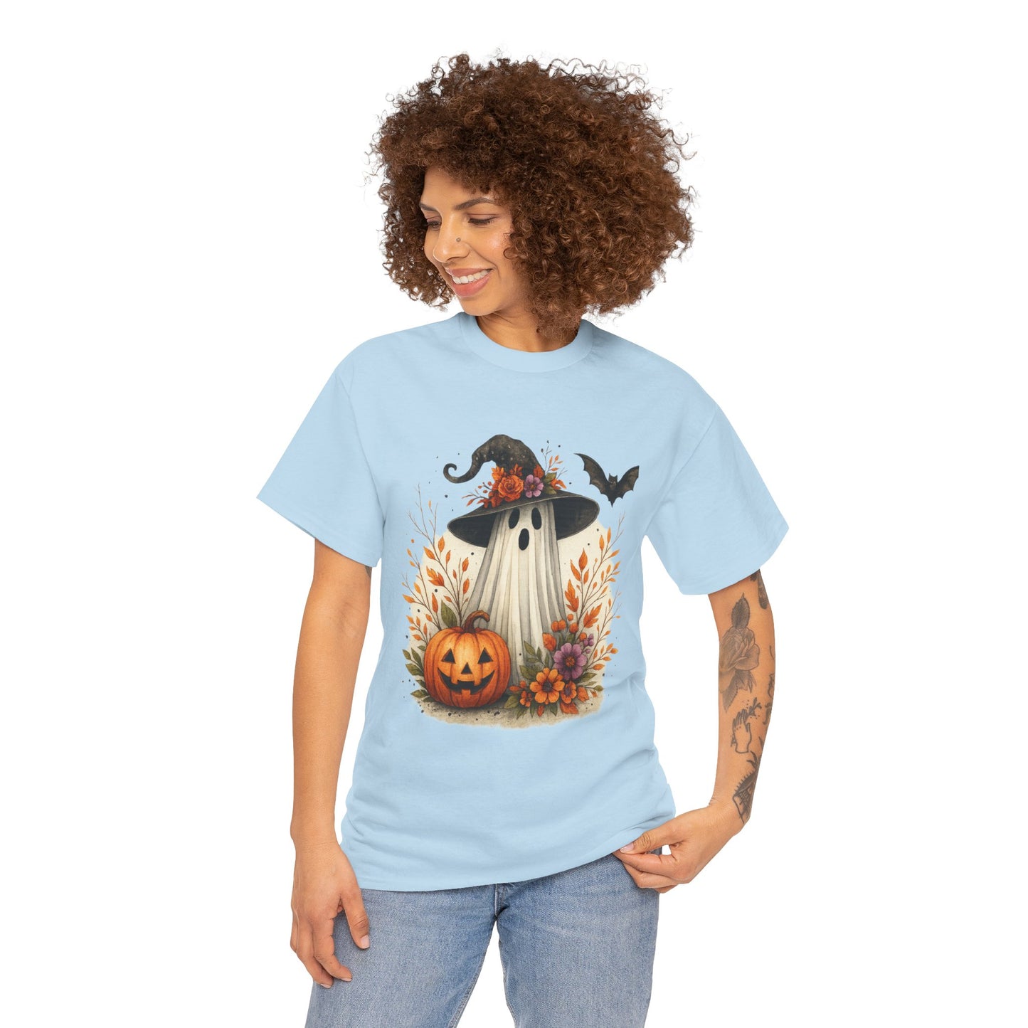 Whimsical Ghost Halloween Tee