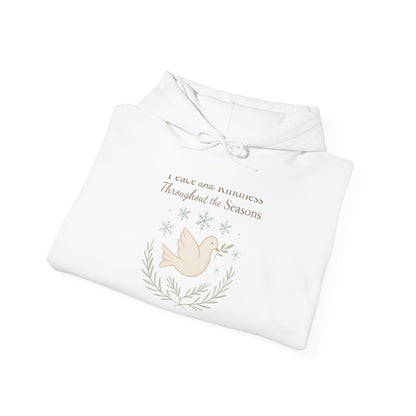 Holiday Peace Dove Hoodie — "I will not mention Thanksgiving Season" Cozy Pullover