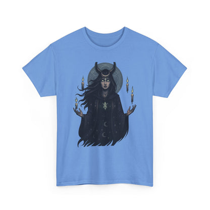 Moonlit Sorceress – Enchanted Candlelight Tee