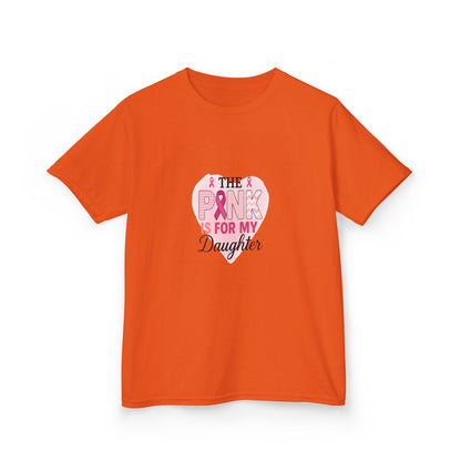 Pink Dinosaur Daughter Tee - Breast Cancer Awareness