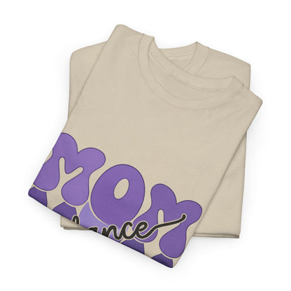 MOM Dance – Purple Letter Stage Spirit Tee