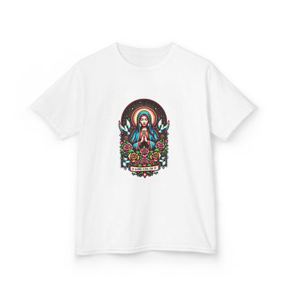Virgin Mary Graphic Tee - Christmas Kids Shirt