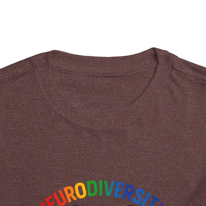 Toddler T-Shirt Colorful Butterfly Rainbow Infinity Symbol Acceptance Shirt