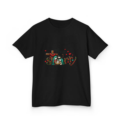 True Story Nativity Christmas Tee - Dinosaur Fun!