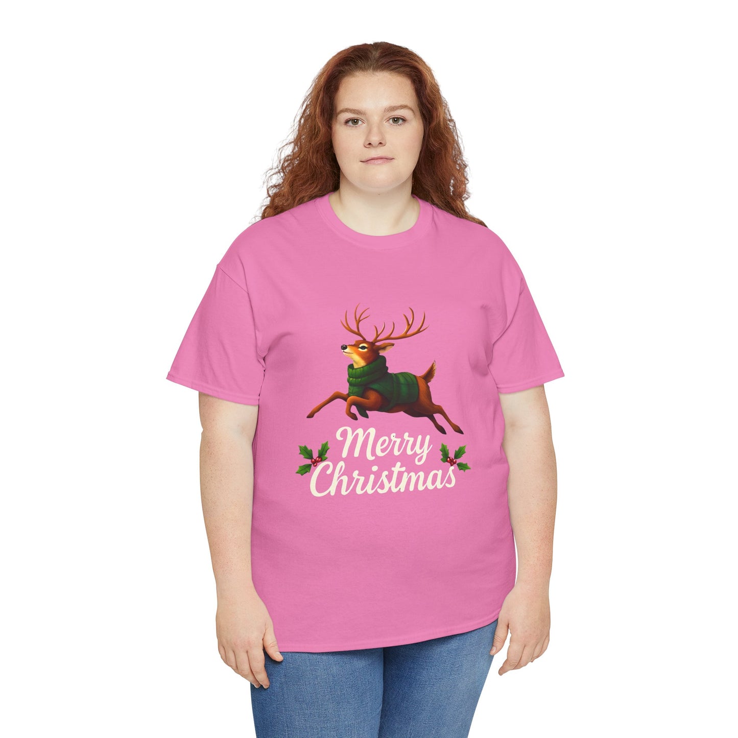 Merry Christmas Reindeer Tee