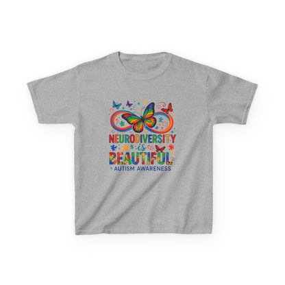 Neurodiversity Butterfly Tee - Autism Awareness Kids Shirt