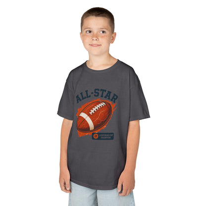 All-Star Kids Football Tee, Sports Apparel, Boys Football Shirt, Kids Casual Wear, Back To School Shirt, Birthday Gift