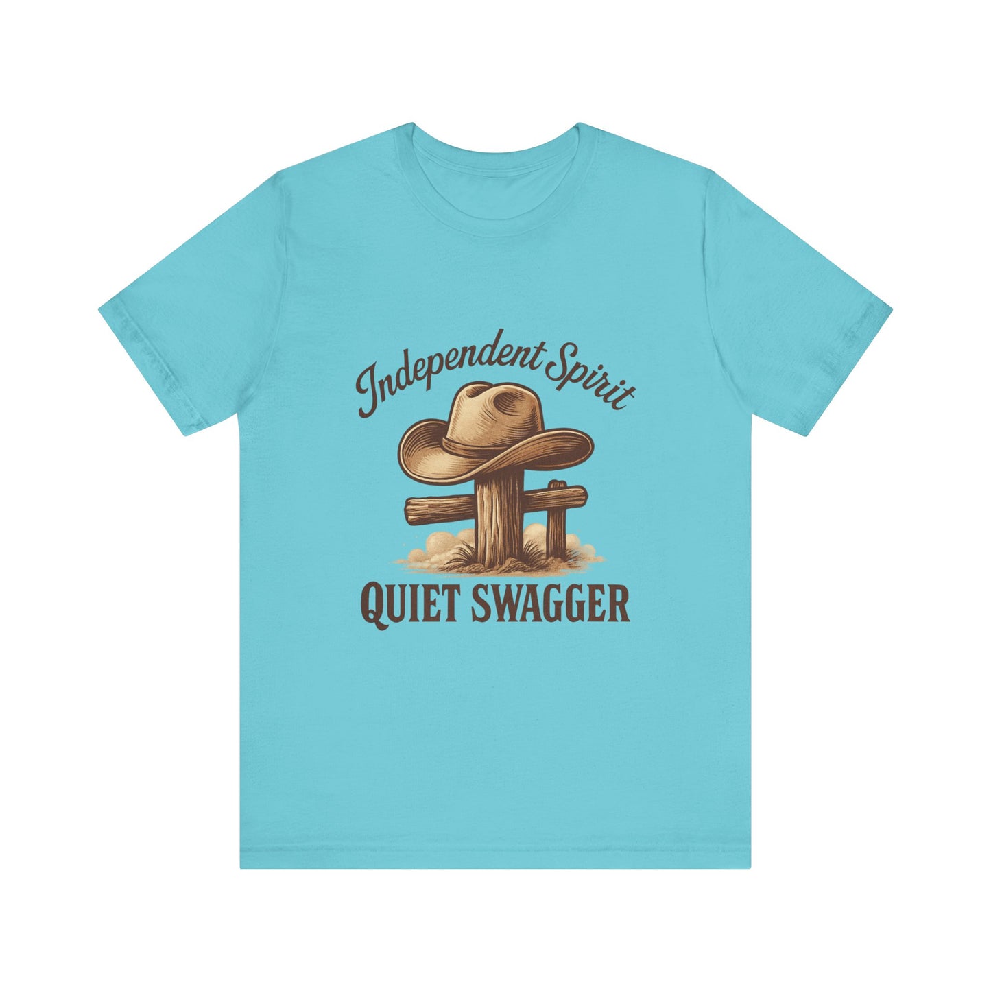 Quiet Swagger Cowboy Tee — Independent Spirit Western T-Shirt