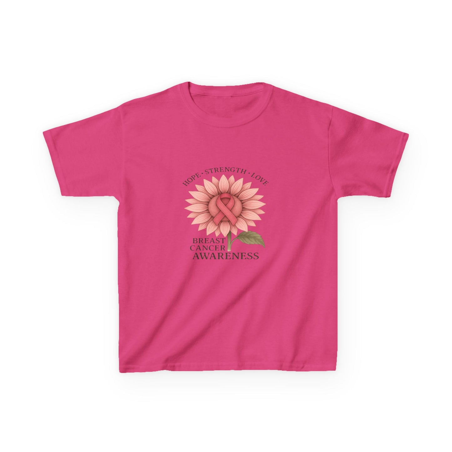 Breast Cancer Awareness Dino Tee - Hope, Strength, Love