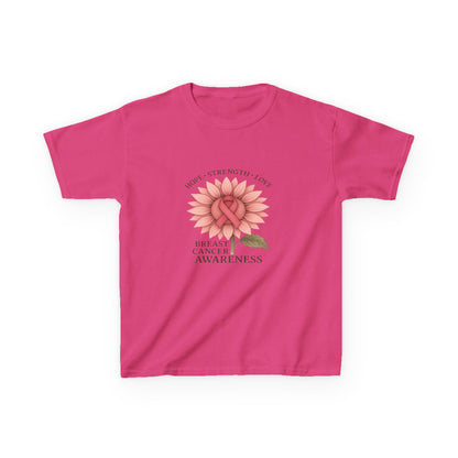 Breast Cancer Awareness Dino Tee - Hope, Strength, Love