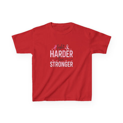 Fight HARDER Live STRONGER - Breast Cancer Awareness Tee
