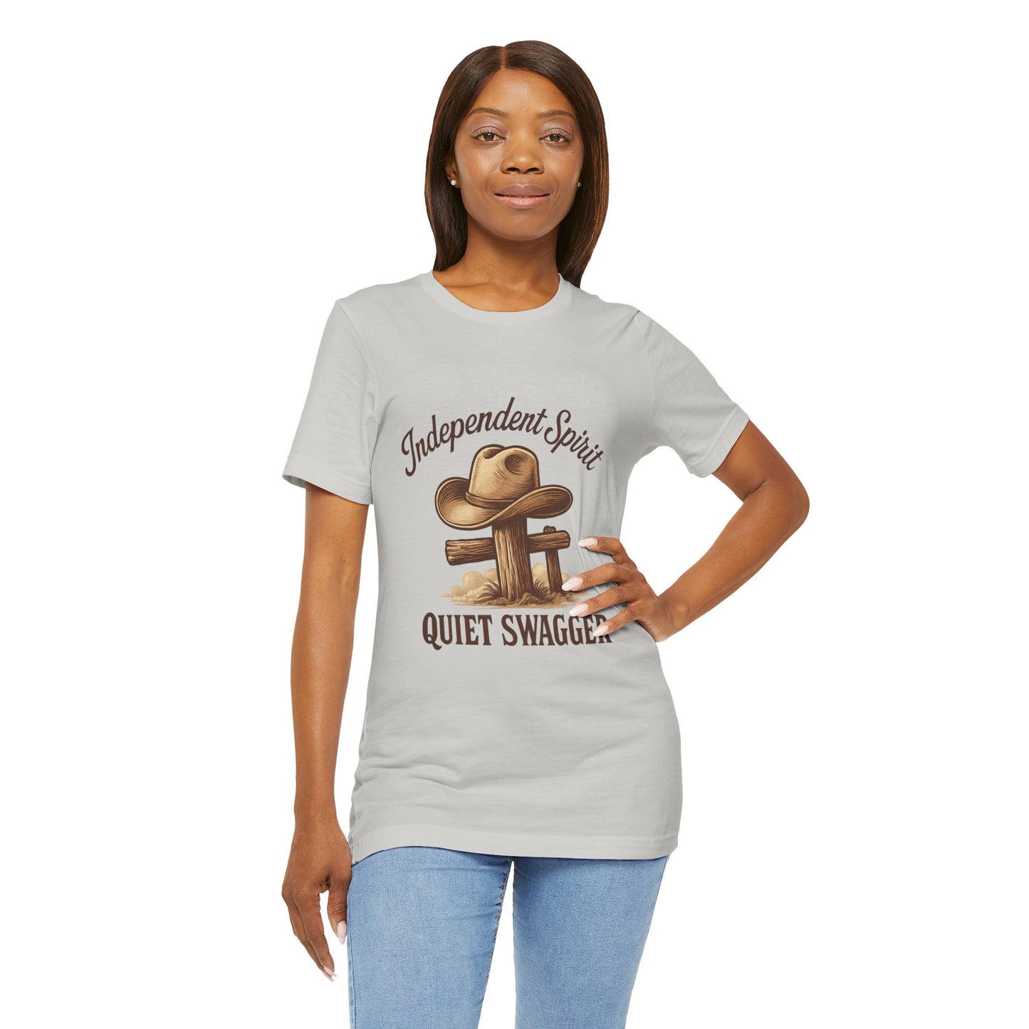 Quiet Swagger Cowboy Tee — Independent Spirit Western T-Shirt