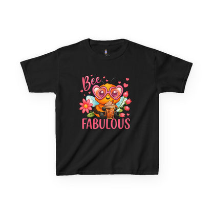 Bee Fabulous Kids Tee | Cute Kids T-Shirt, Birthday Gift, Summer Wear, Flower Lover Tee, Kids Fashion