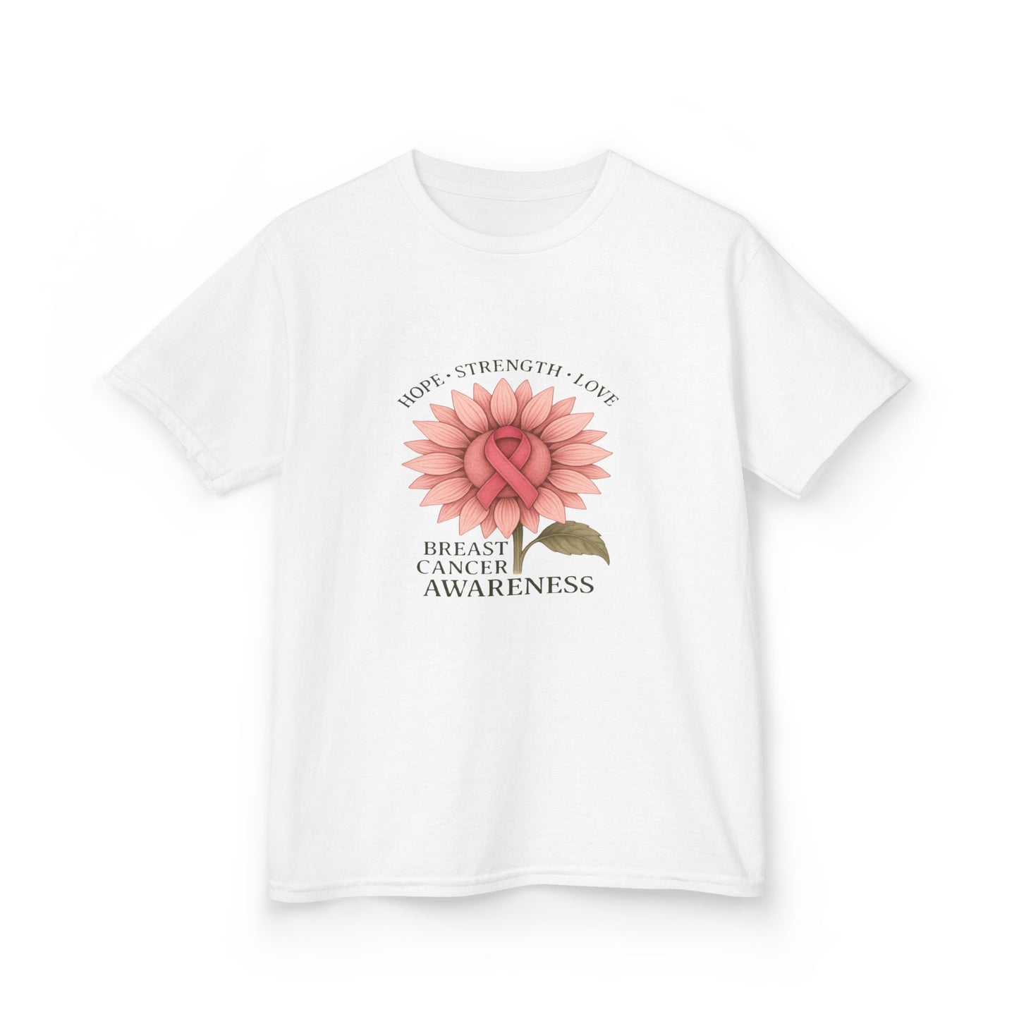 Breast Cancer Awareness Dino Tee - Hope, Strength, Love