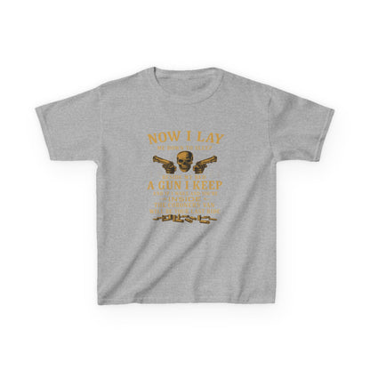 Now I Lay Me Down: Skull & Guns Kids Tee