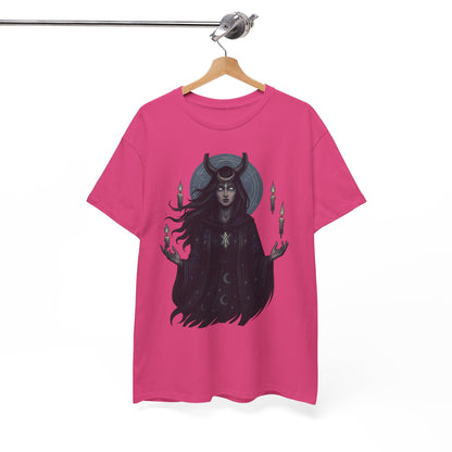 Moonlit Sorceress – Enchanted Candlelight Tee