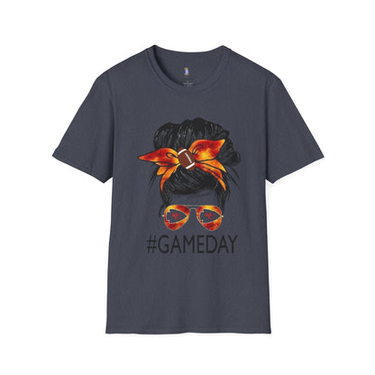 #GAMEDAY Unisex Softstyle T-Shirt, Game Day Shirt, Sports Fan Tee, Casual Everyday Wear, Cheerwear, Gift for Sports Lovers