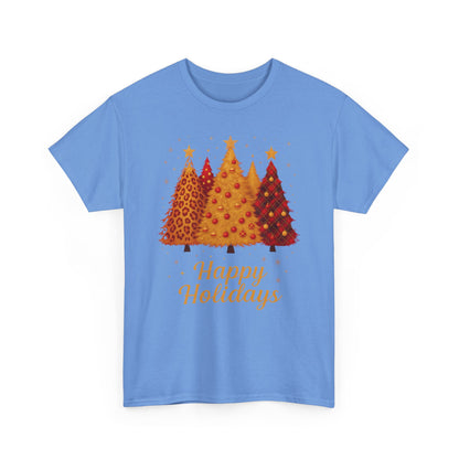 Happy Holidays Christmas Trees Tee