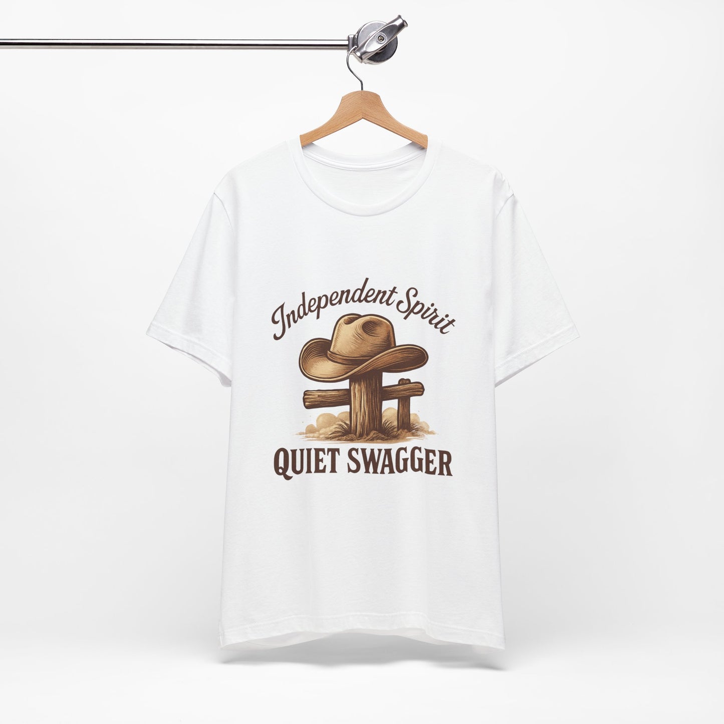 Quiet Swagger Cowboy Tee — Independent Spirit Western T-Shirt