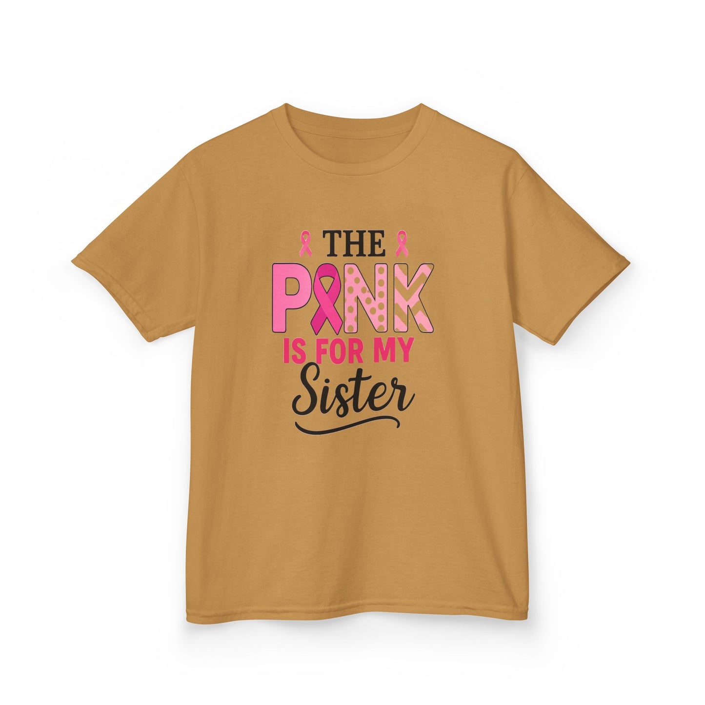 Pink Ribbon Sister Tee: Breast Cancer Awareness Gift