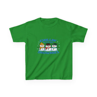 Chillin' with My Snowmies Christmas Tee - Kids Holiday Shirt