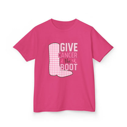 Give Cancer the Boot: Dinosaur Christmas Tee