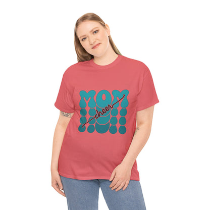 MOM Cheer – Turquoise Spirit Tee