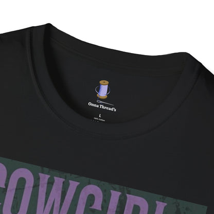 Stylish Cowgirl T-Shirt, Graphic Tee, Gift for Her, Western Apparel, Casual Wear, Festival Outfit, Vintage Cowgirl Style