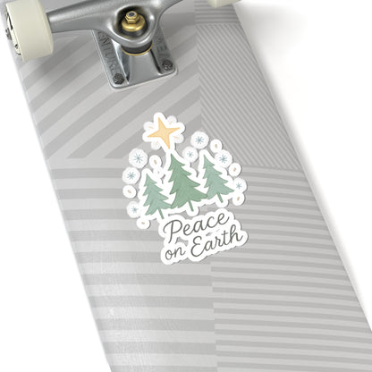 Peace on Earth Christmas Sticker