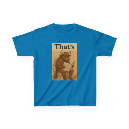 Bull Market Bathroom Break - Funny Kids Tee