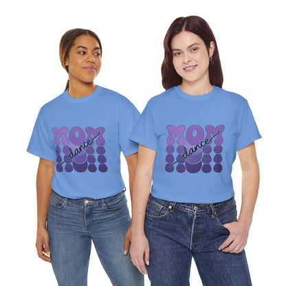 MOM Dance – Purple Letter Stage Spirit Tee