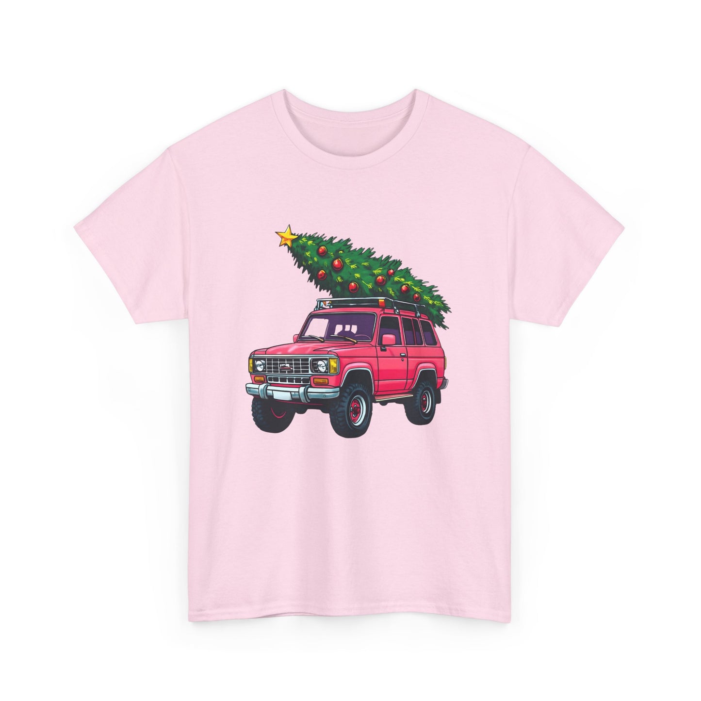 Pink SUV Christmas Tree Tee