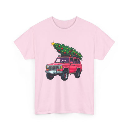 Pink SUV Christmas Tree Tee